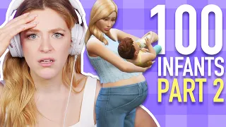 Can You Have 100 Babies In One Lifespan In The Sims 4? | 100 BABY CHALLENGE SPEEDRUN | Part 2