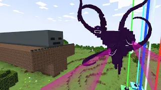 What if you SPAWN SUPER LONG Wither Storm OF 1000 BLOCKS in Minecraft ? LONGEST Wither Storm !