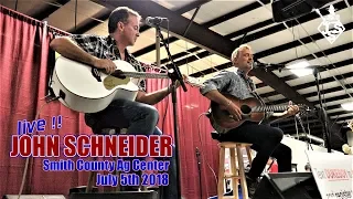 John Schneider Smith County AG Center July 5th 2018 live in concert