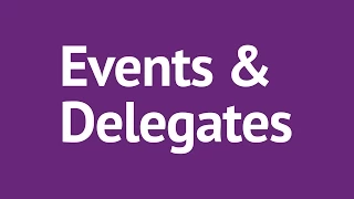 C# Events and Delegates Made Simple | Mosh