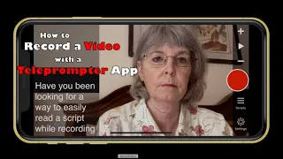 How to Record a Video with a Teleprompter App