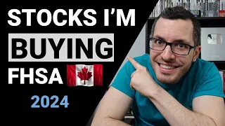 CANADIAN Stocks I’m BUYING in my FHSA in 2024 // NEW Portfolio!