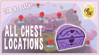 ALL CHEST LOCATIONS IN DIAMOND BEACH ROYALE HIGH Roblox #shorts