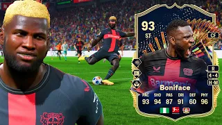 93 TOTS Boniface Is a BEAST! EA FC 24 Player Review