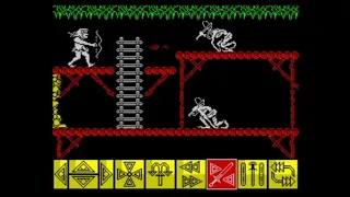 Barbarian (1988 / 128k AY Music Version) Walkthrough, ZX Spectrum