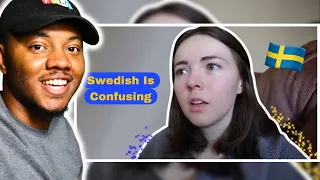 AMERICAN REACTS To I have beef with the Swedish language.