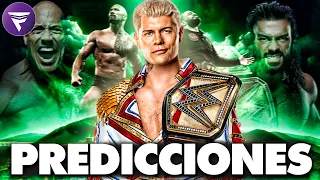 Mis Predicciones de WWE Wrestlemania 40