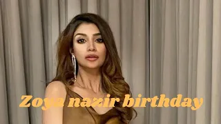 Pakistani actress zoya nasir celebrate her birthday #shorts