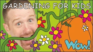 Gardening for Kids and the Pumpkin NEW | Stories for Children from Steve and Maggie | Wow English TV