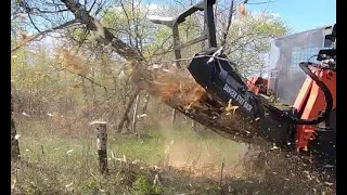 Powerful Skid Steer Disc Mulcher, Demo by Swift Fox Industries