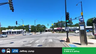 CTA's Ride the Routes: Route J14 Northbound (Real-time)