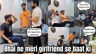 Bhai ne Girlfriend Ke Saat mujhe Palad Liya😭| prank on brother | Abresh ko aaya Gussa| AALTU FALTU |