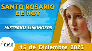Santo Rosario de Hoy Jueves 15 Diciembre de 2022 l Padre Carlos Yepes | Católica | Rosario | Amén
