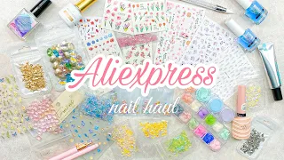 Aliexpress Nail Haul💗 ASMR Unpacking no talking