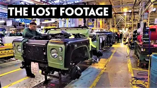 Defender 2016 end of production factory footage | New for 2021