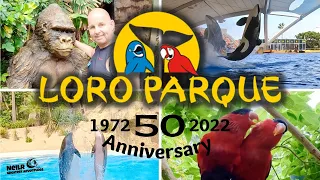 TENERIFE- LORO PARQUE - 50 YEARS ANNIVERSARY 2022 -ANSWER TO  SEAWORLD - MUST WATCH- 4k