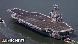 U.S. deploys second Navy carrier strike group to Middle East