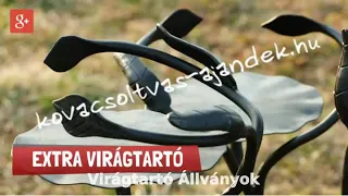 Virágtartó, Bortartó, Kovácsoltvas Webshop, Ajándék Ötletek, Online rendelés, gyors szállítás