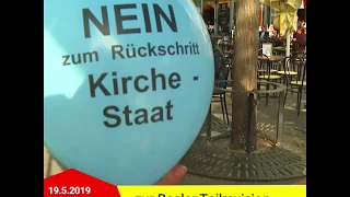 Für die Trennung von Kirche und Staat