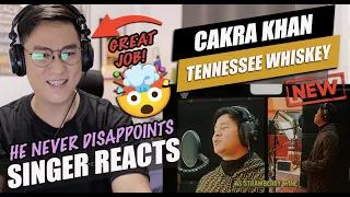 Cakra Khan - Tennessee Whiskey (Official Music Video) | SINGER REACTION