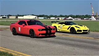 C7 Corvette ZR1 vs. Challenger Hellcat