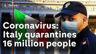 Coronavirus lockdown in Italy as 16 million people quarantined