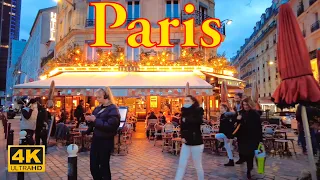 Paris , France  🇫🇷 - Paris Evening Walk 2022 - 4K - HDR Walking Tour | Paris 4K | A Walk In Paris