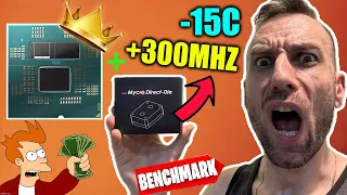 🛑 7800X3D Direct Die BENCHMARK 😱👑