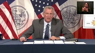 Mayor de Blasio Hosts Media Availability