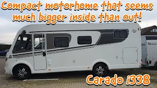 Compact motorhome that seems much bigger inside than outside! Carado i338