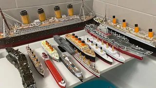 Will All The Ship Models Titanic, Britannic, Edmund Fitzgerald, Aircraft Carrier Sink of Float?