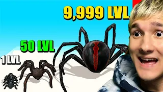 Zvládnu se EVOLVOVAT v MAX LEVEL PAVOUKA?🕷️ (světový rekord) | Insect Evolution