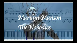 Marilyn Manson - The Nobodies (Piano Tutorial) + SHEET MUSIC