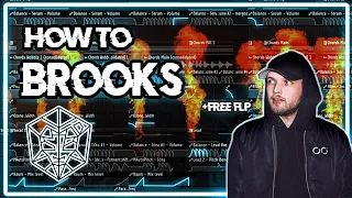 How To Make A Drop Like Brooks | FUTURE BOUNCE FL Studio 20 Tutorial | FREE FLP