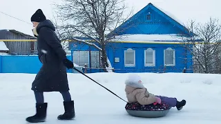 Life of Tatars in Russia today. Cold 30 degrees