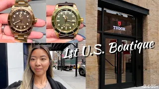 COME W/ ME TO TUDOR 1st U.S. BOUTIQUE | NEW BB58 Bronze, BB58 18K, Black Bay Ceramic