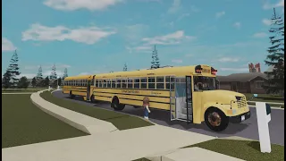 Roblox | Midwest Bus Company | Rainy Day And Reckless Drivers