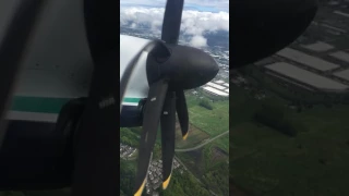 When the camera shutter speed almost matches the RPM of your plane