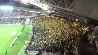 Ambiance FCN PSG Nantes - Paris Saint Germain (1-2) Demi finale coupe de la ligue 04 février  2014