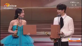 zhaoliying and wang yibogolden eagle awards 2020#goldeneagle #legendoffei #zhaoliying_wangyibo