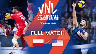 🇵🇱 POL vs. 🇺🇸 USA - Full Match | Semi Finals | Men's VNL 2022