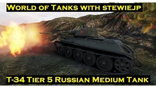 World of Tanks T-34 Tier 5 Russian Medium Tank