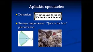 OPHTHALMOLOGY - TOPIC - APHAKIA