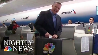 Your Bag's Journey Through The Airport | NBC Nightly News