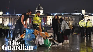 Police clear Extinction Rebellion protesters from Trafalgar Square overnight