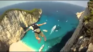 Base jump à la baie du naufrage