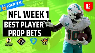 NFL Player Prop Bets Week 1 | Finding 5 Best player prop bets with PropsAI for Week 1