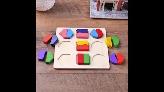 Montessori Wooden Geometric Shapes Puzzle