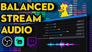 Balance your Live stream audio! | OBS Audio Ducking Filter