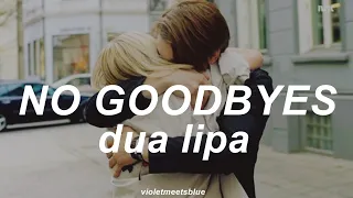 no goodbyes - dua lipa // traducida al español